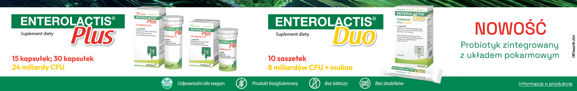 enterolactis plus 15 kapsułek